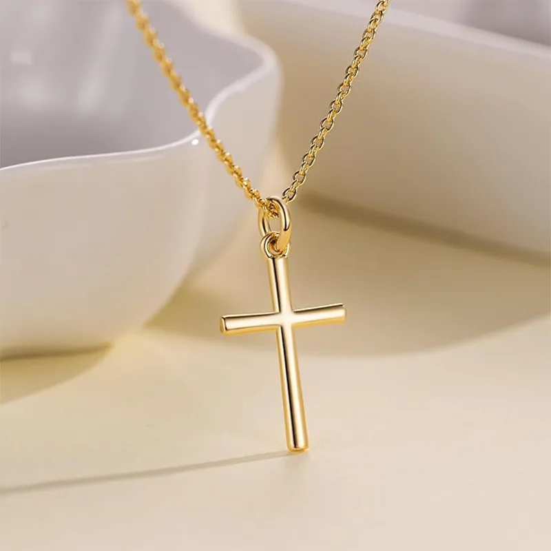 14k gouden vrouwen kruis mode ketting