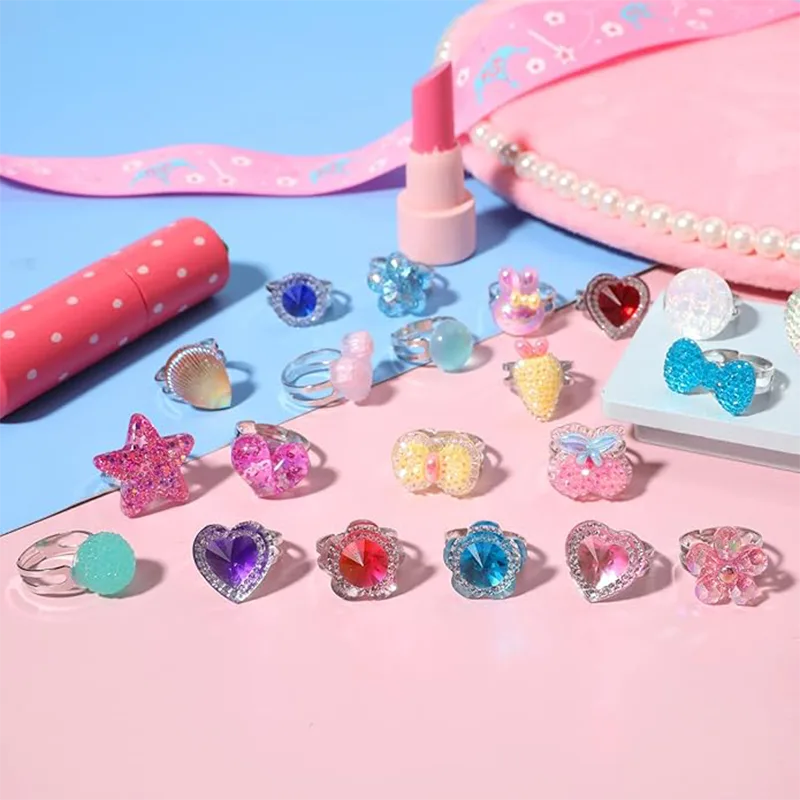 Acryl Diamond Kid Ring