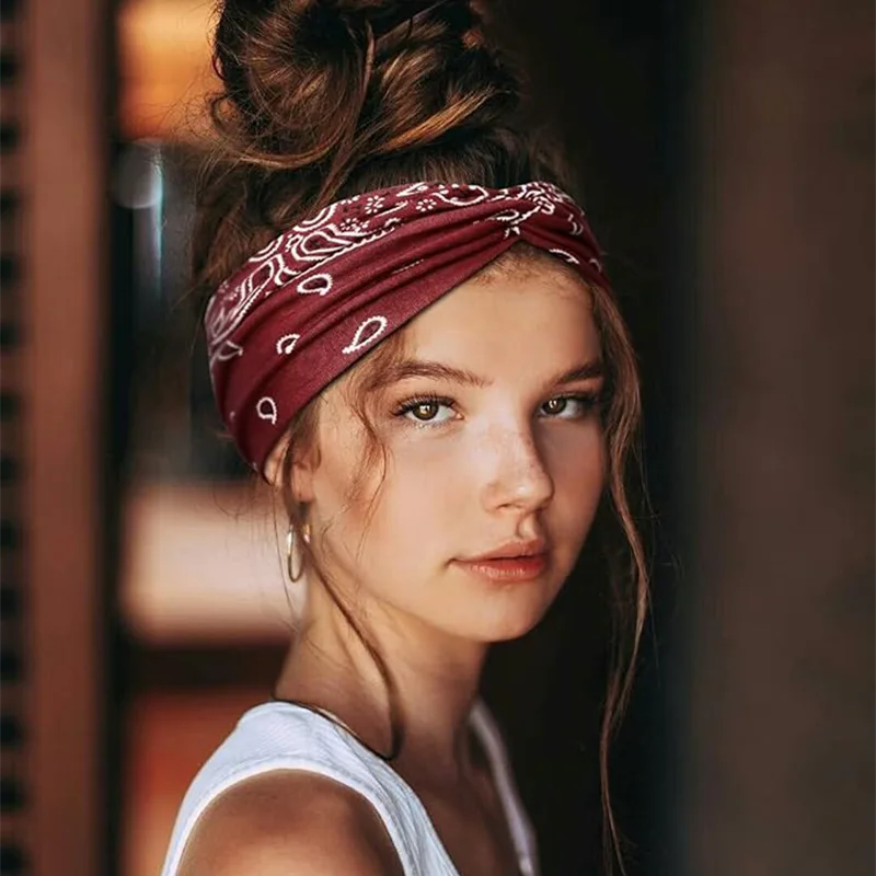 Boho Bandana polyester hoofdbanden