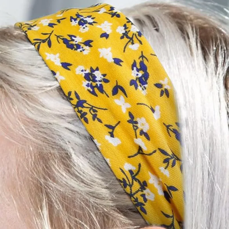 Dagelijkse outfits Polyester hoofdbanden met bloemenprint