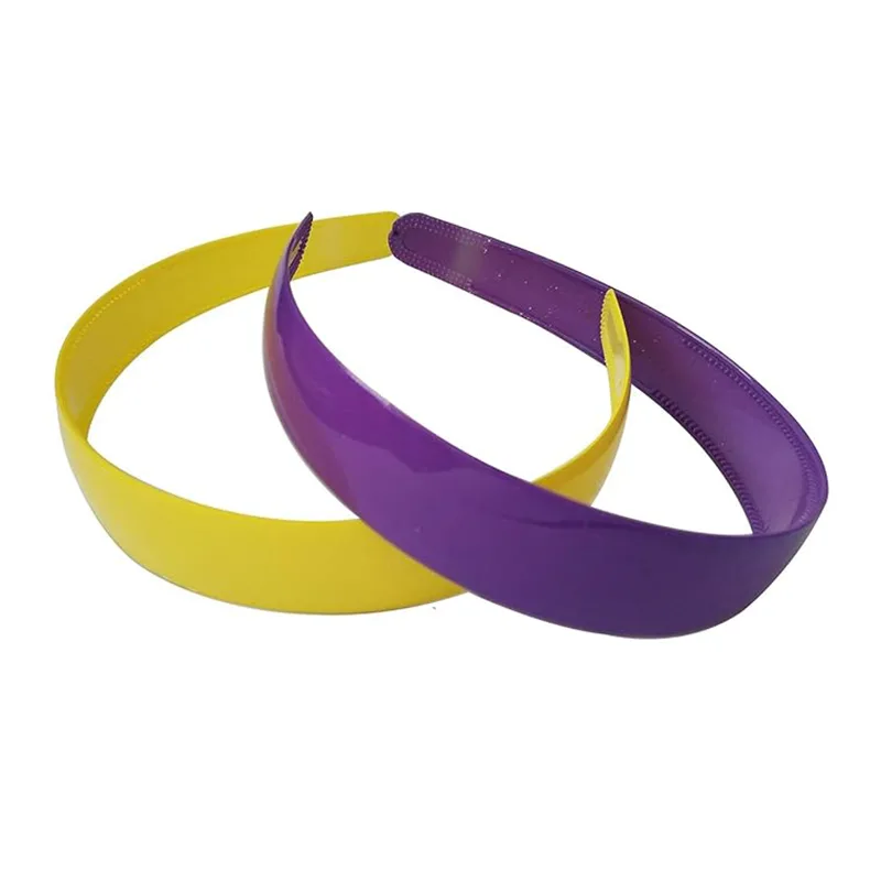 Effen kleur dames plastic hoofdband