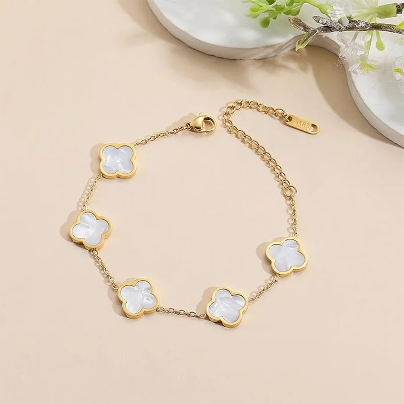 Dames trendy gelukslegering armband